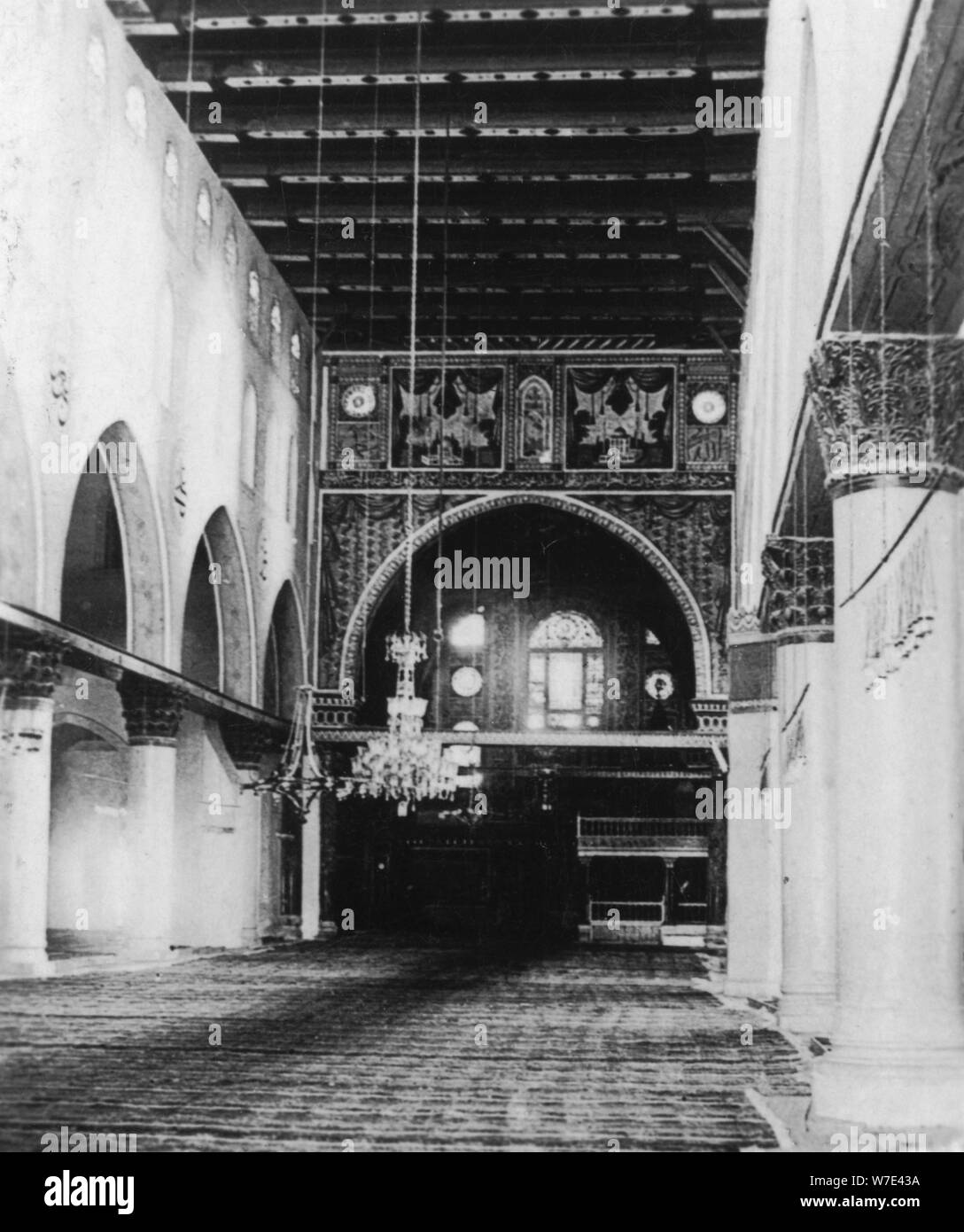 Al-Aqsa Mosque, Jerusalem, c1927-c1931. Artist: Cavanders Ltd Stock Photo