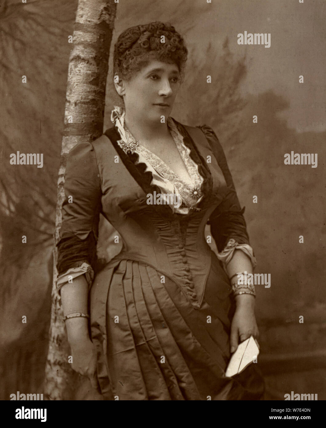 Mrs John Wood, British actress and theatre manager, 1888.  Artist: Ernest Barraud Stock Photo