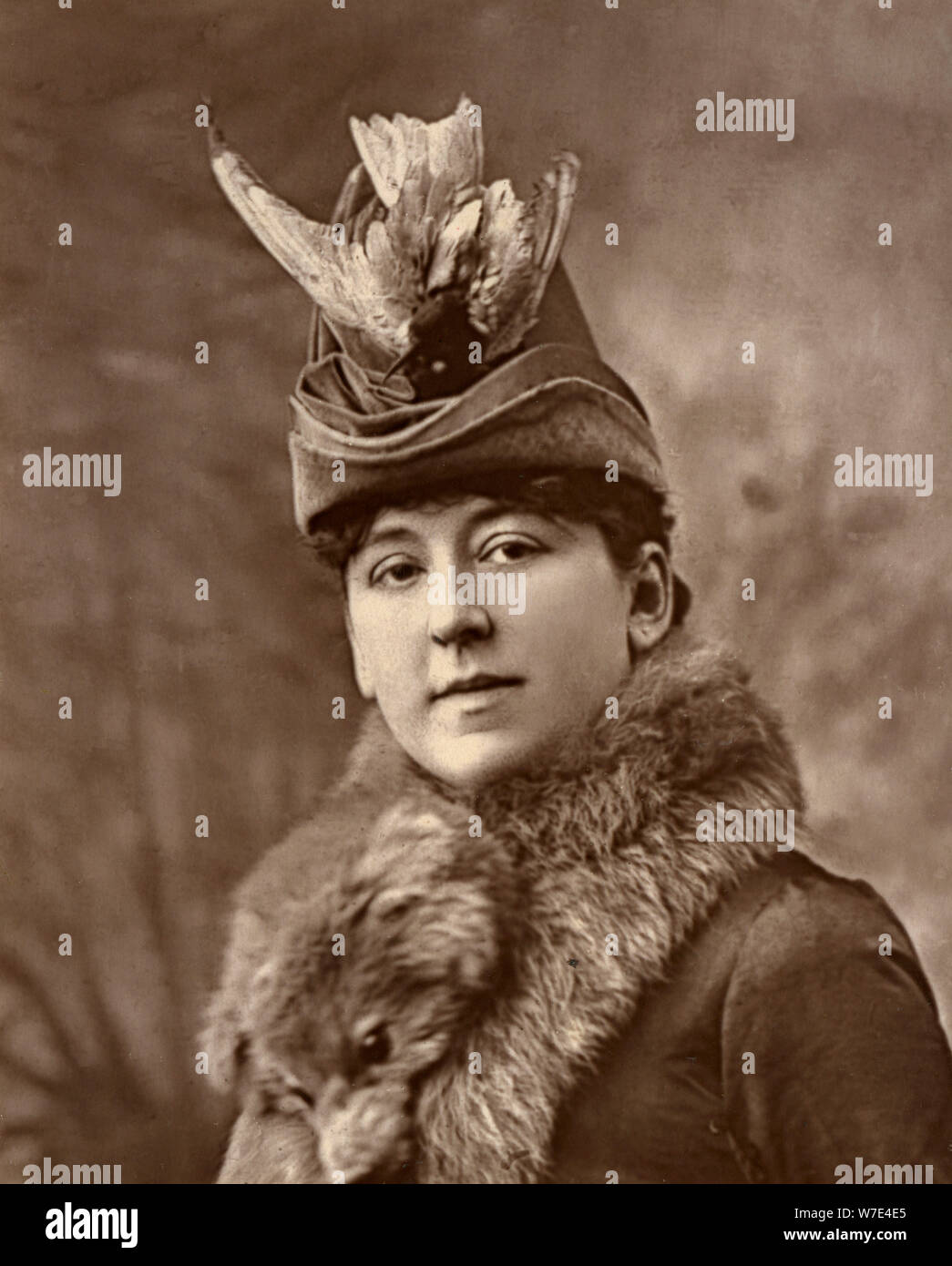 Amy Roselle, British actress, 1887. Artist: Ernest Barraud Stock Photo