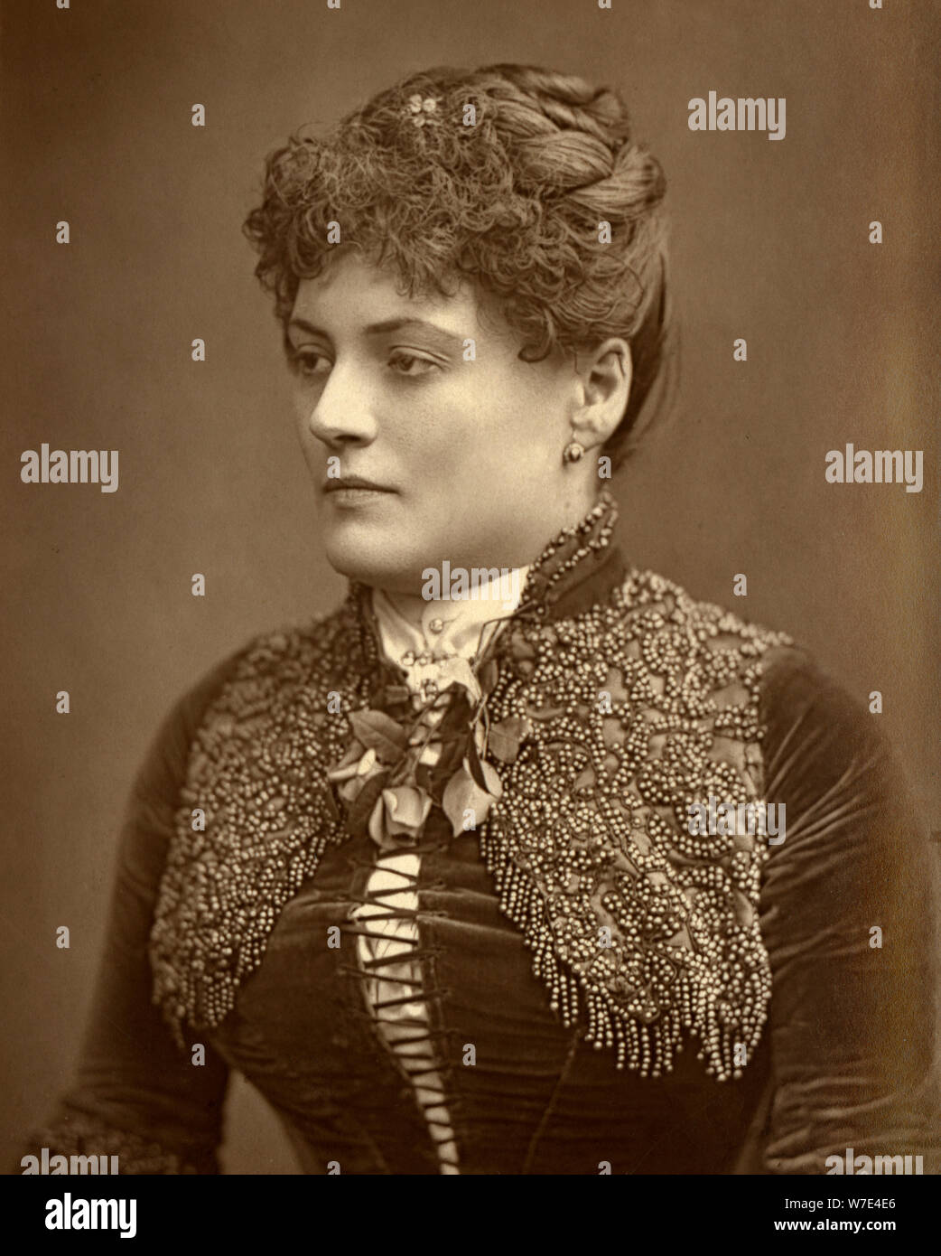 Sophie Eyre, British actress, 1887.  Artist: Ernest Barraud Stock Photo