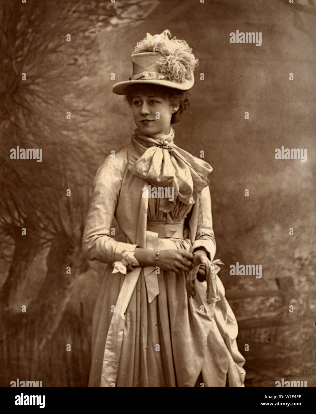 Violet Vanbrugh, British actress, 1887.  Artist: Ernest Barraud Stock Photo