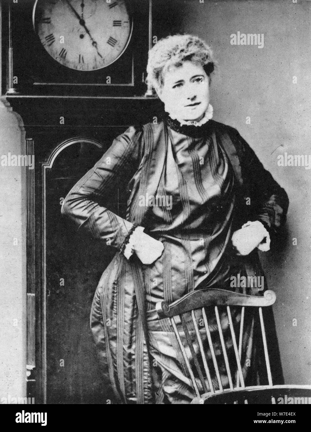 Ellen Terry, British actress, 1887. Artist: Ernest Barraud Stock Photo