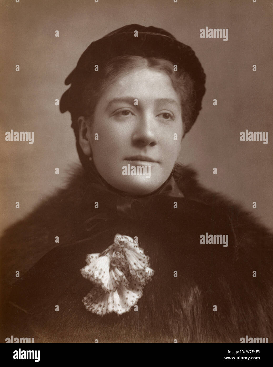 Madge Kendal, British actress and theatre manager, 1883. Artist: St James's Photographic Co Stock Photo