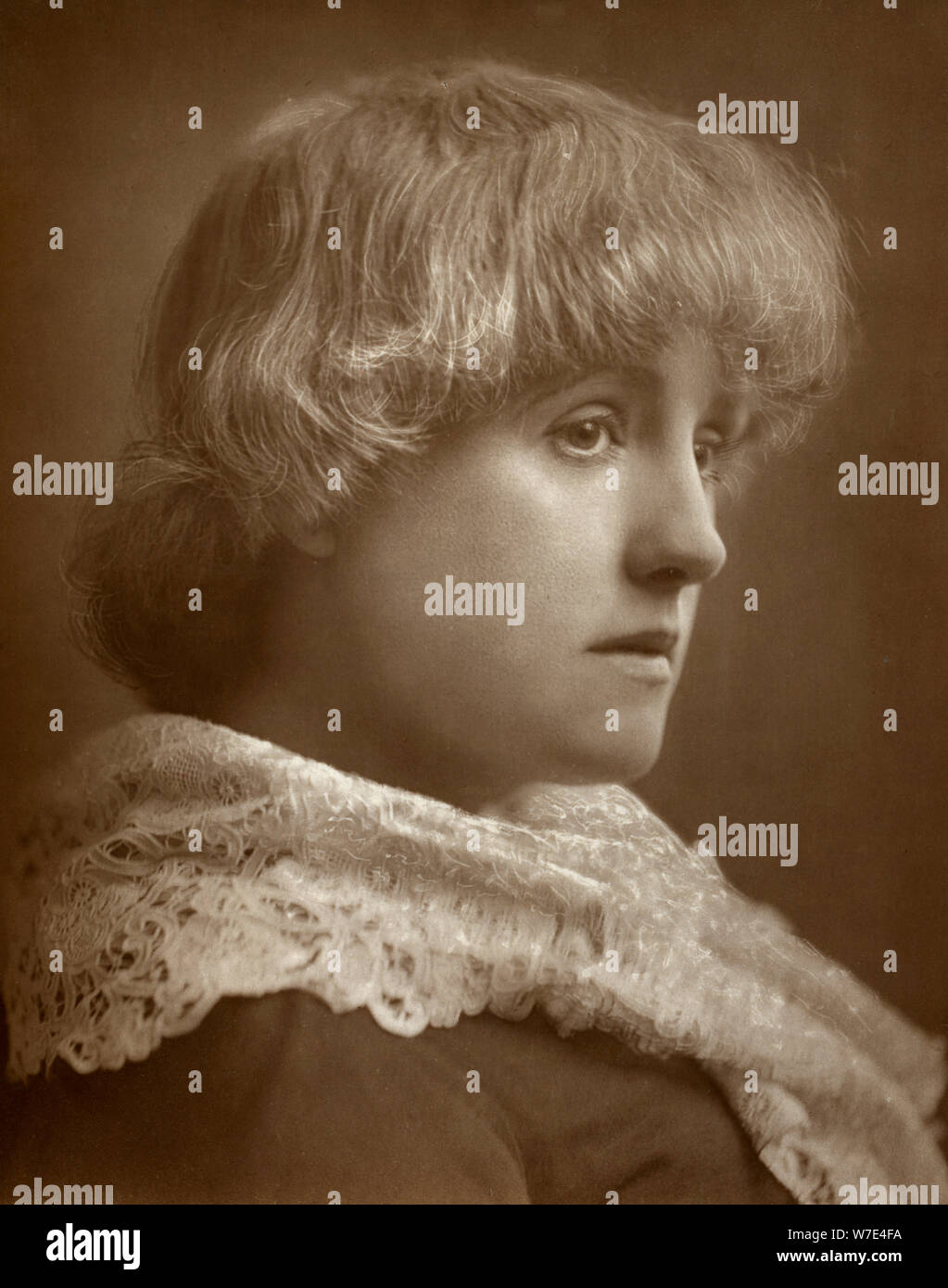 Mary Eastlake, British actress, 1883. Artist: St James's Photographic Co Stock Photo