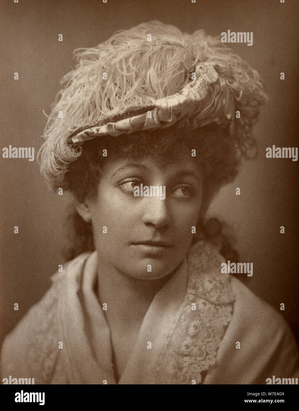 Lucy Buckstone, British actress, 1884.  Artist: St James's Photographic Co Stock Photo