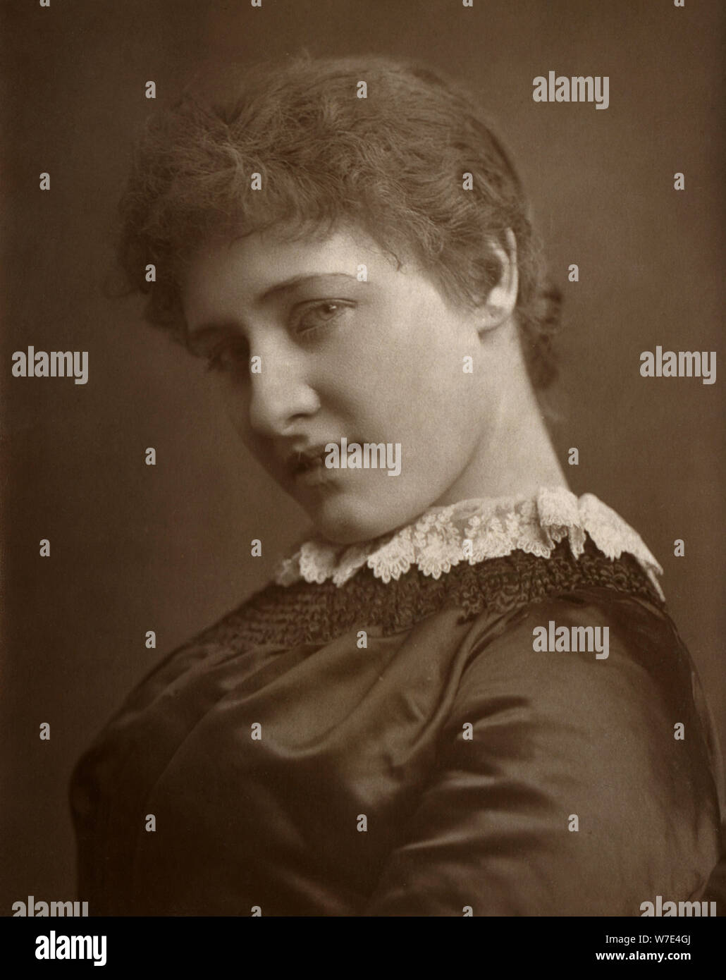 Mary Rorke, British actress, 1884. Artist: St James's Photographic Co Stock Photo
