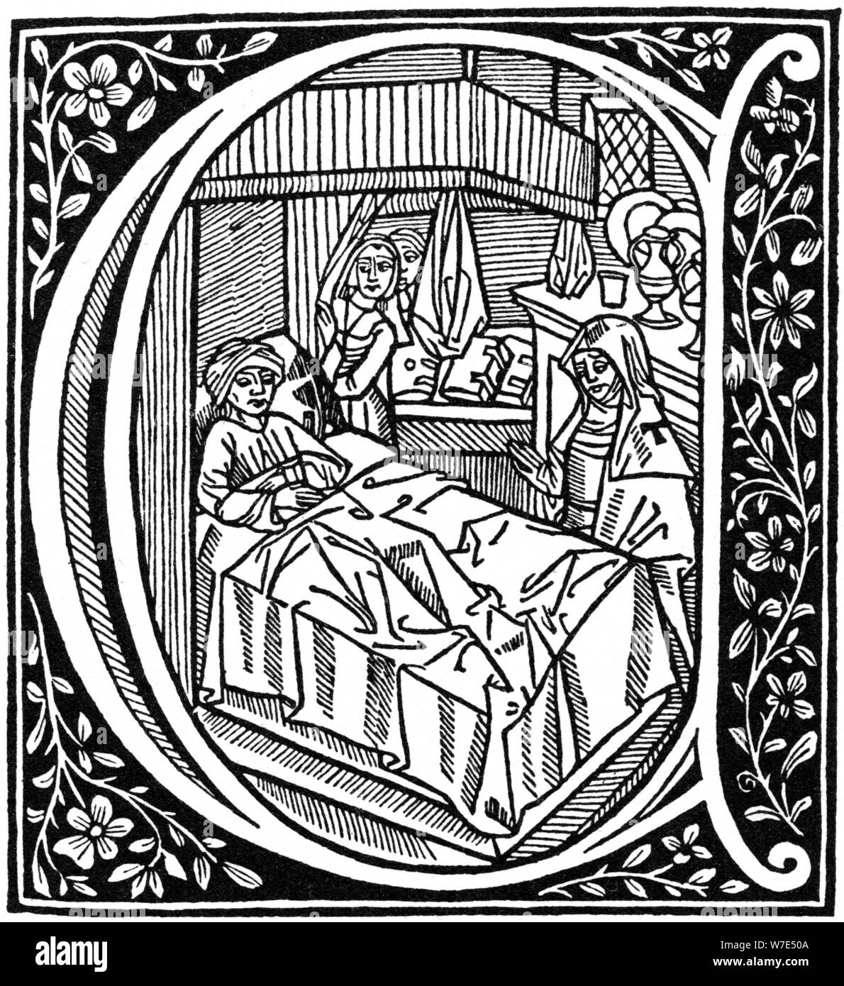 Illustration from Boethius' De Consolatione Philosophiae, 1498 (1964). Artist: Anon Stock Photo