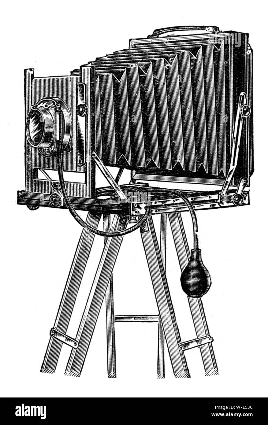 Stand camera, 1904. Artist: Unknown Stock Photo