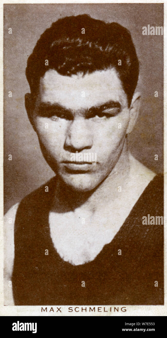Max Schmeling, German boxer, 1938. Artist: Unknown Stock Photo - Alamy