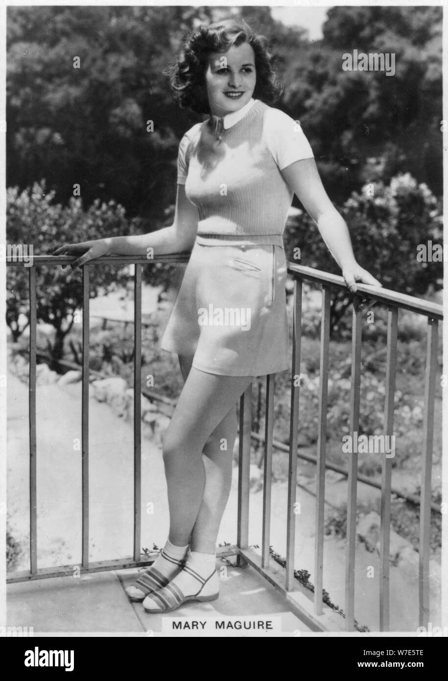 Mary Maguire, Australian actress, c1936-c1939. Artist: Unknown Stock Photo