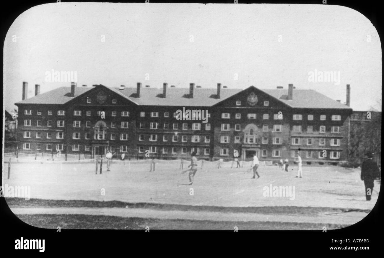 Dormitory Building, Harvard University, Massachusetts, USA, late 19th or early 20th century. Artist: Unknown Stock Photo