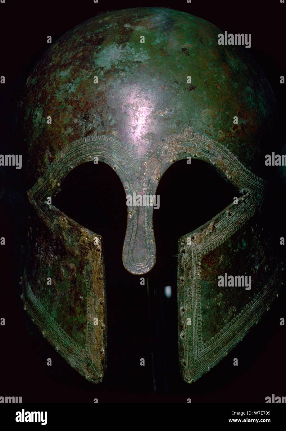 Greek helmet war hi-res stock photography and images - Alamy