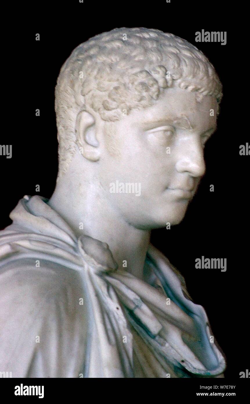 Bust of Caracalla, 2nd century. Artist: Unknown Stock Photo