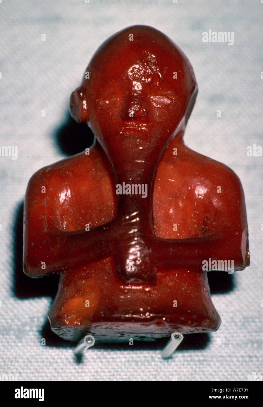 Amber Viking playing piece, 8th-11th century. Artist: Unknown Stock Photo
