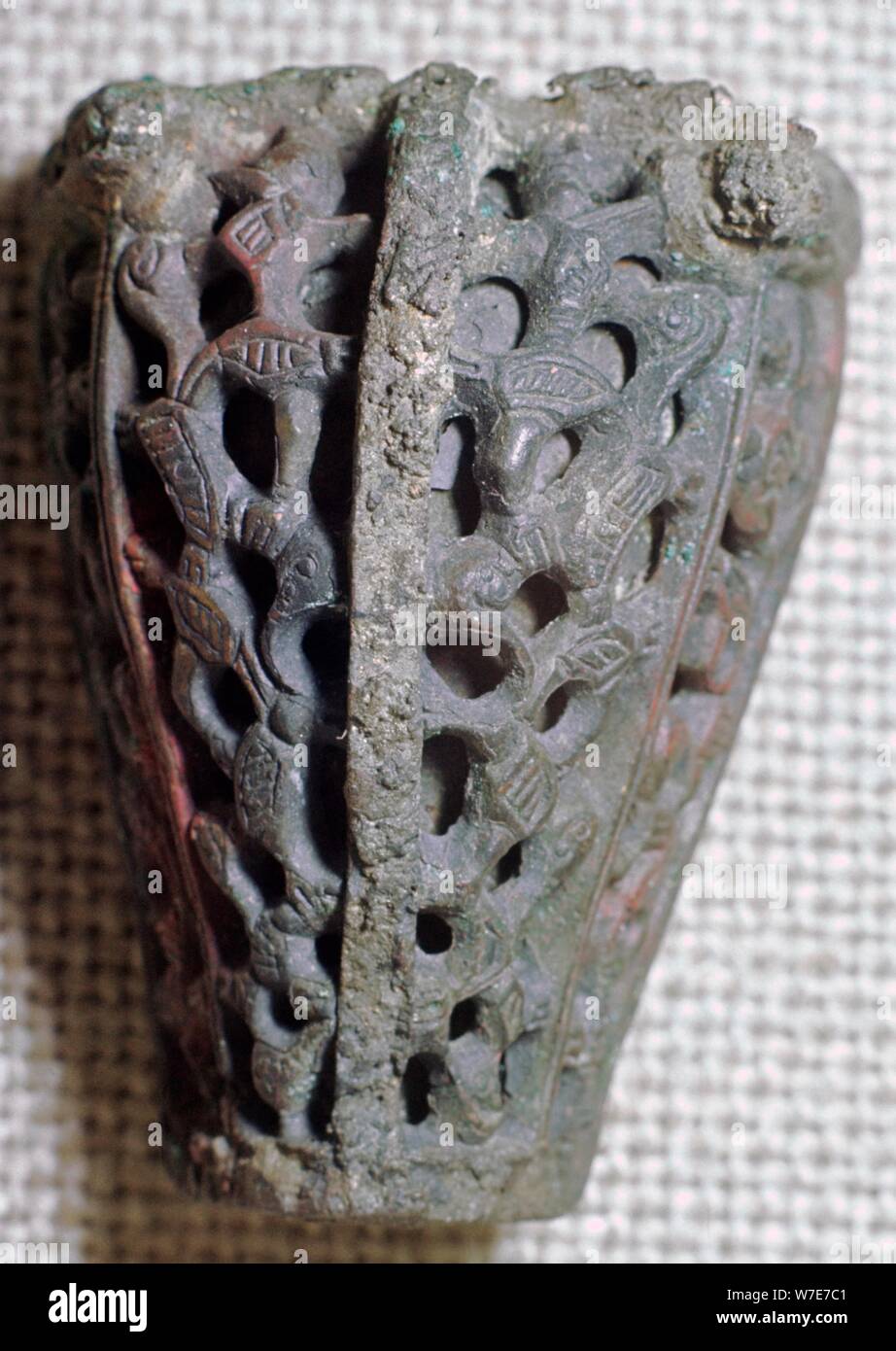 Bronze Viking brooch, c.8th-11th century. Artist: Unknown Stock Photo