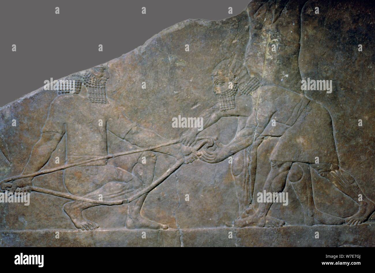 Stone panel from the North Palace of Ashurbanipal, Nineveh, northern