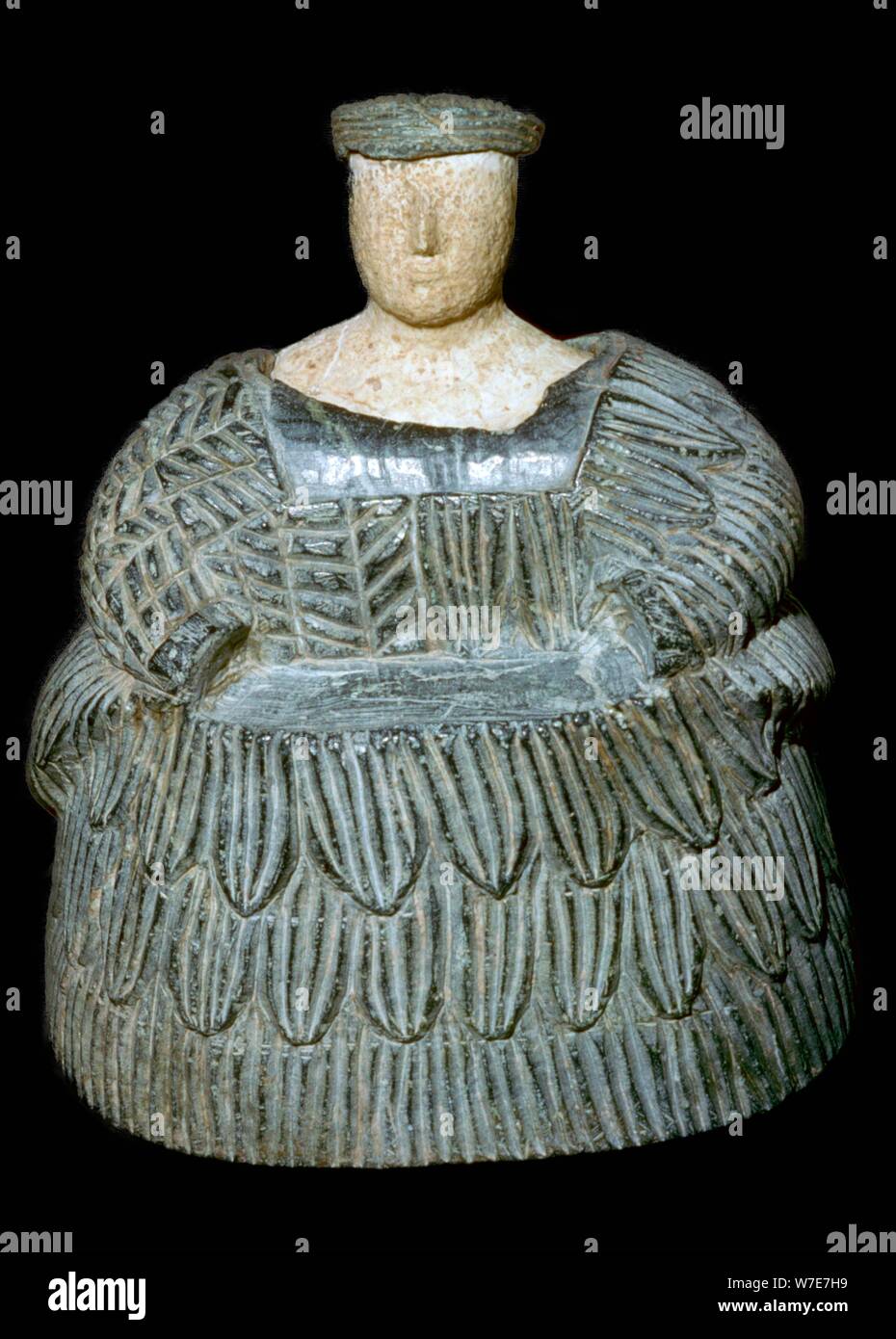 Statuette known as the 'Princess of Bactria'. Artist: Unknown Stock Photo