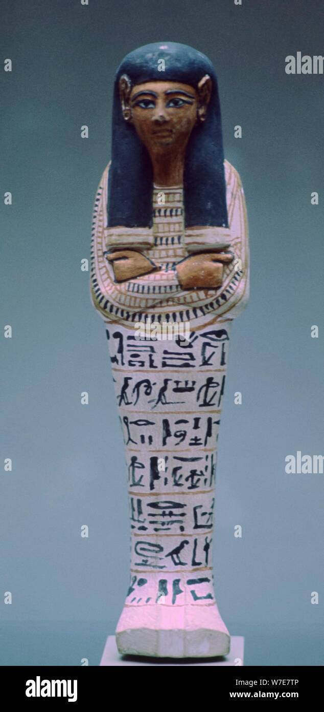 Egyptian Shabti figure. Artist: Unknown Stock Photo