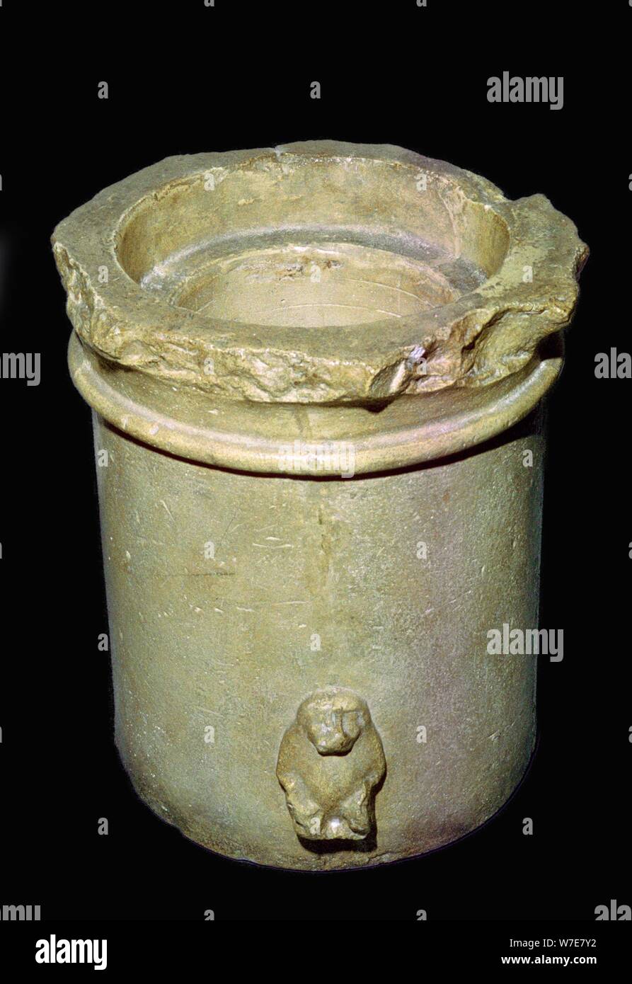 Egyptian waterclock. Artist Unknown Stock Photo Alamy