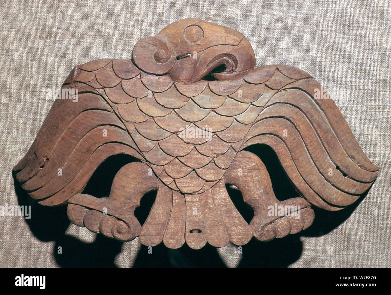 Scythian cedar wood saddle ornament, 5th century BC. Artist: Unknown Stock Photo
