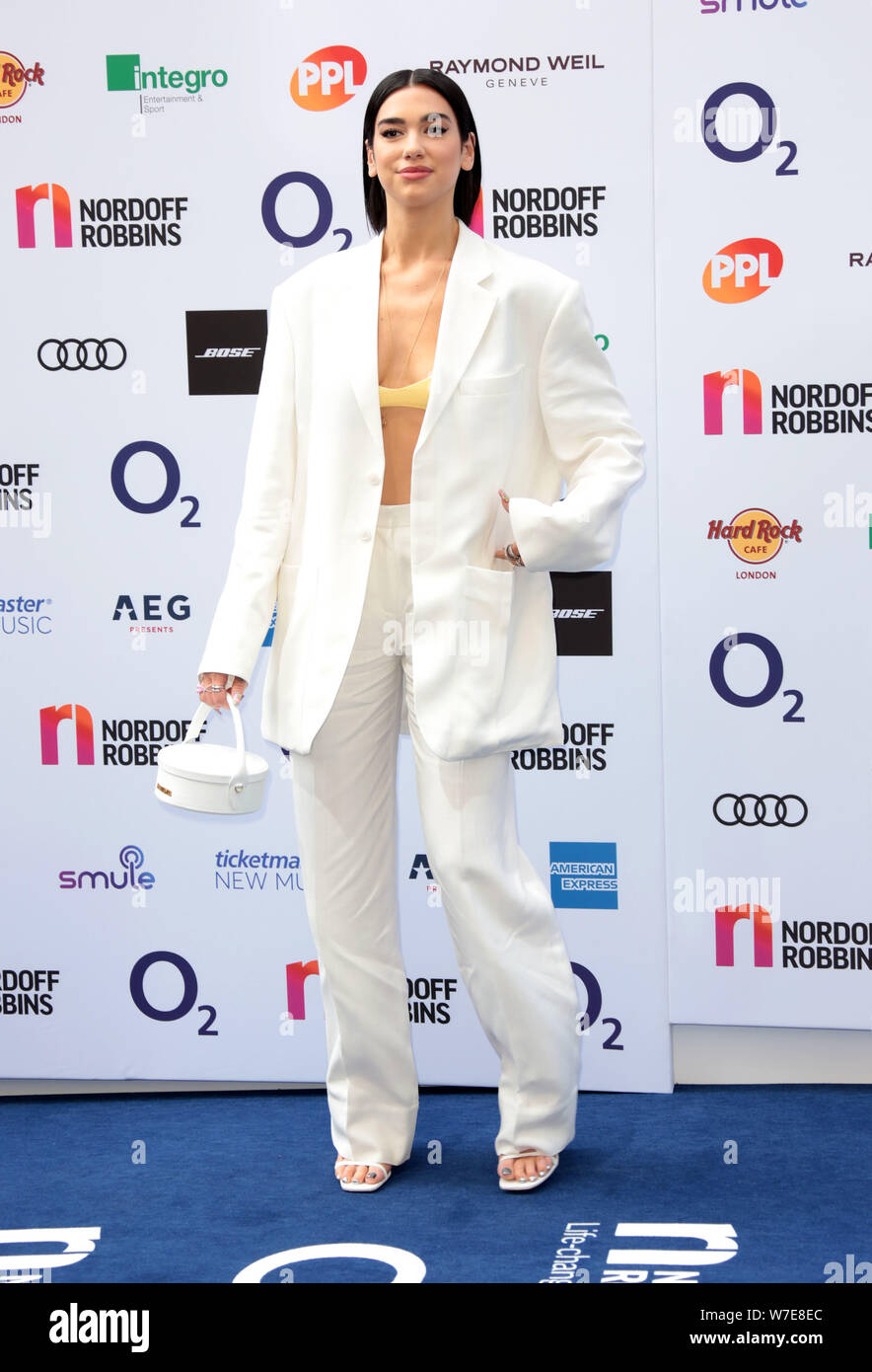 Jul 05, 2019 - London, England, UK - Dua Lipa attending Nordoff Robbins