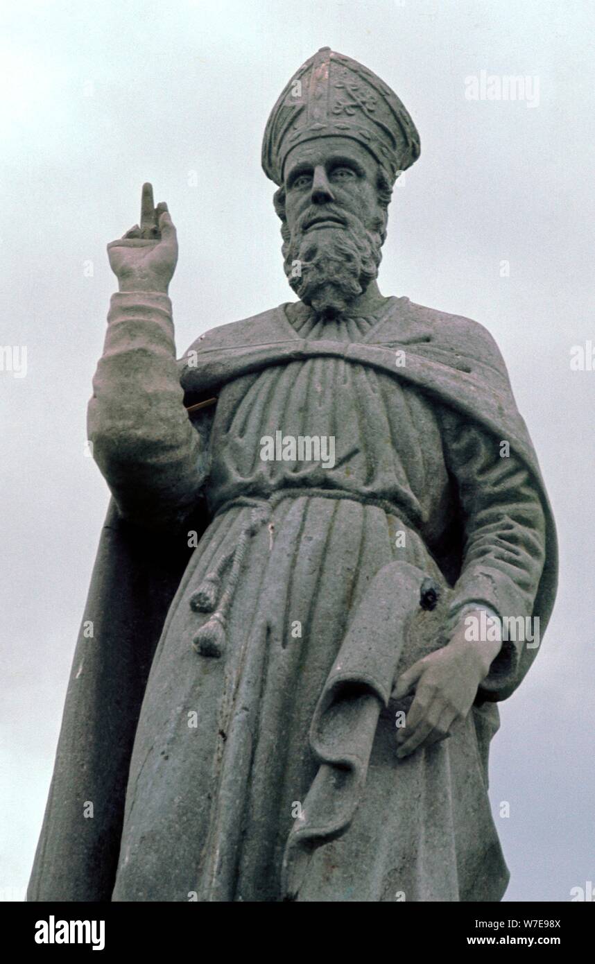 St Patrick's stone on the Hill of Tara, 5th century. Artist: Unknown ...
