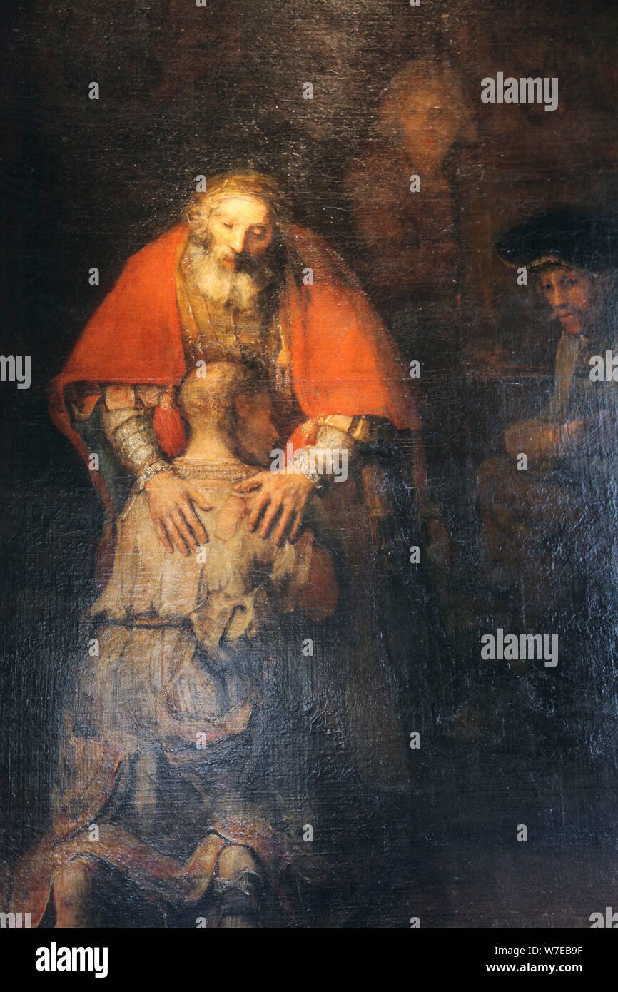 'The Return of the Prodigal Son', c1665-c1669. Artist: Rembrandt Harmensz van Rijn Stock Photo