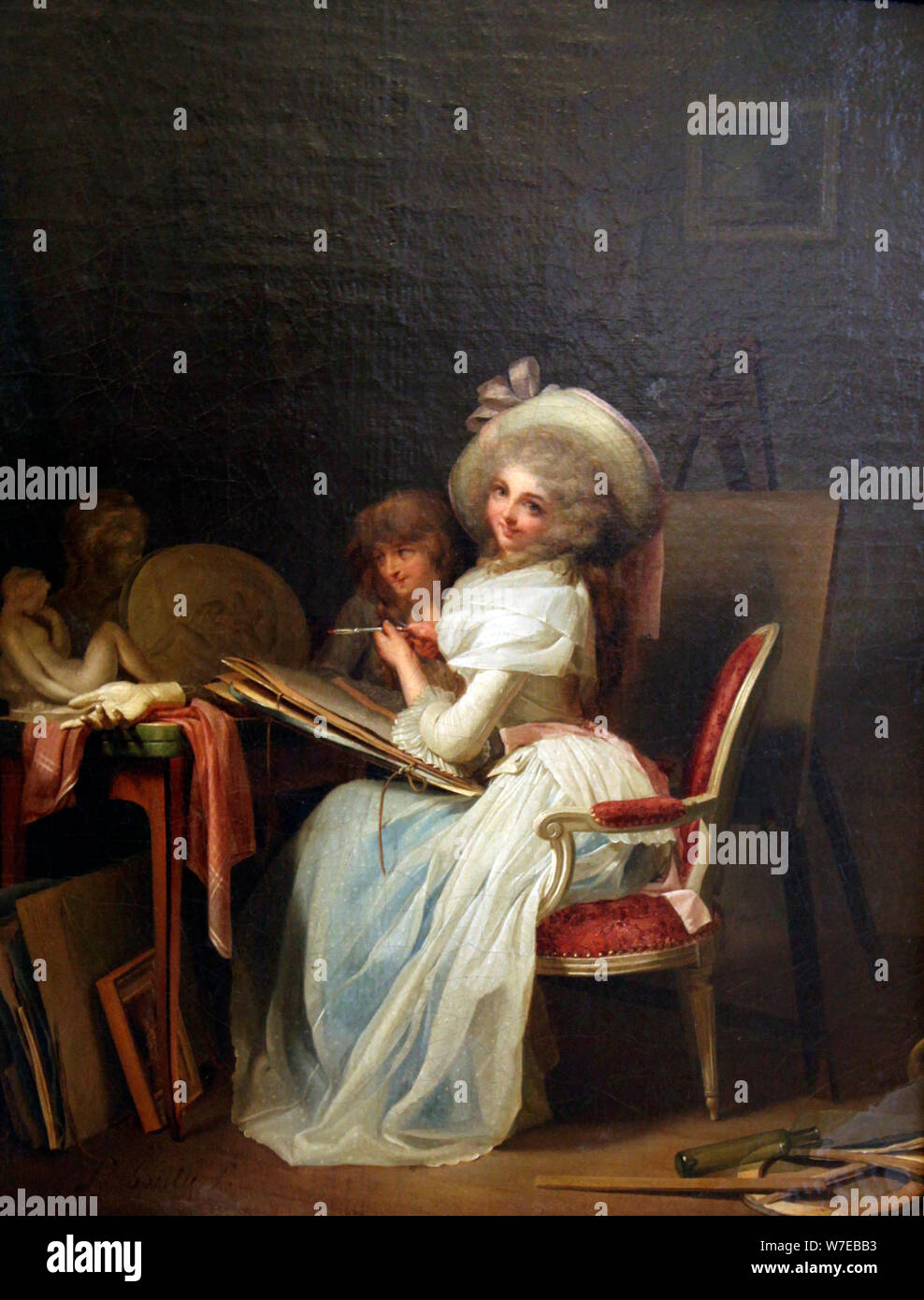 'A Painter', c1785. Artist: Louis Leopold Boilly Stock Photo