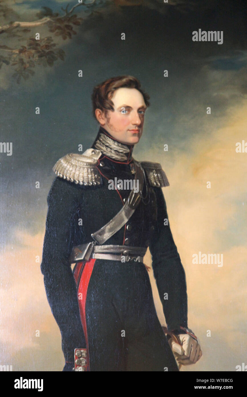 'Portrait of the Grand Duke Nicholas Pavlovich', 1820s. Artist: George Dawe Stock Photo