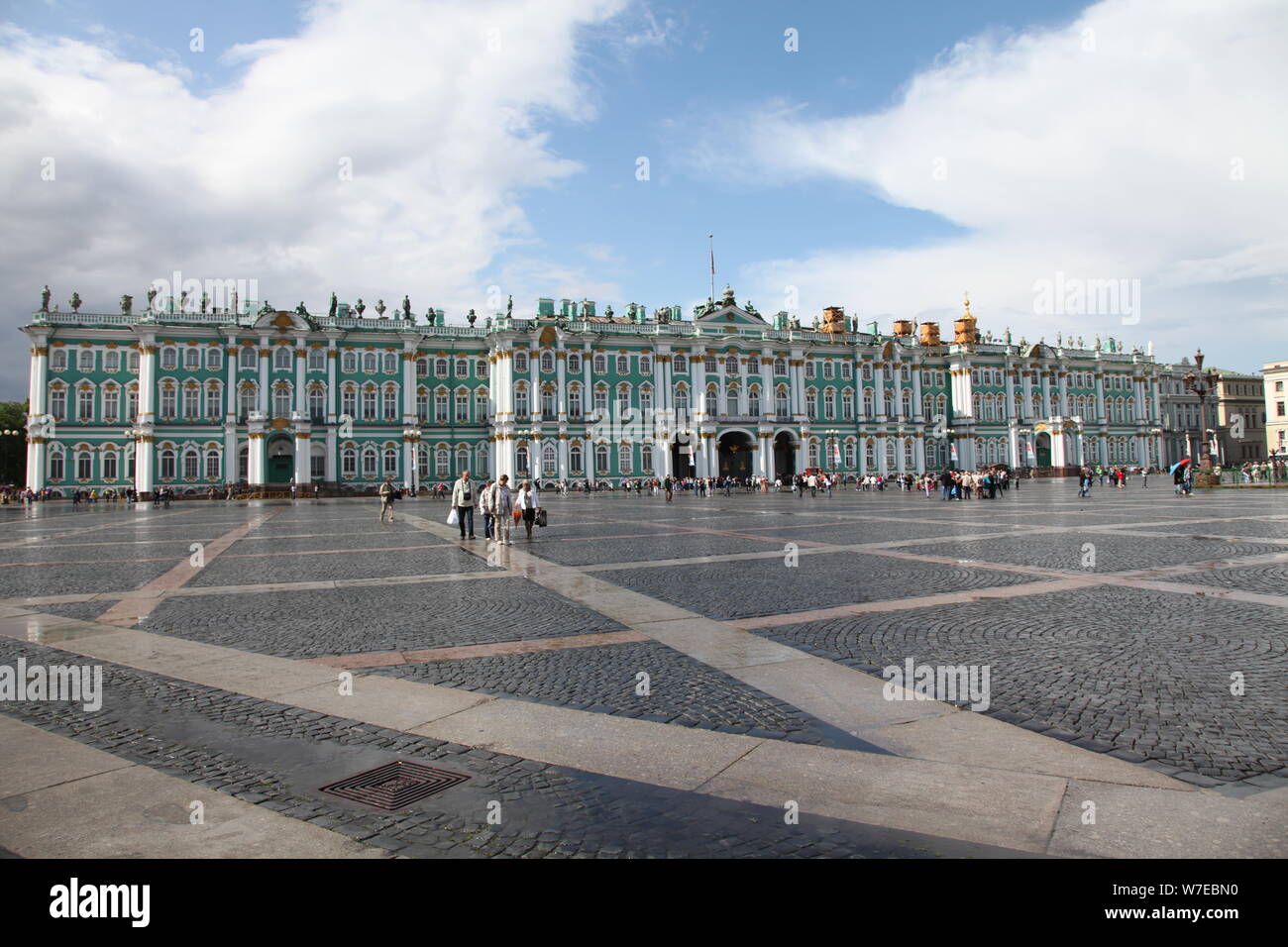 Winter Palace, Hermitage Museum, St Petersburg, Russia, 2011. Artist: Sheldon Marshall Stock Photo