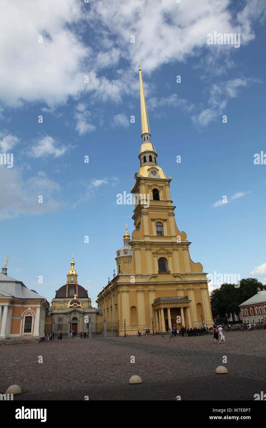 Peter and Paul Cathedral, St Petersburg, Russia, 2011. Artist: Sheldon Marshall Stock Photo
