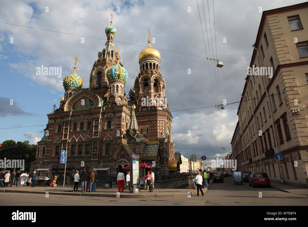 Church of the Saviour on Blood, St Petersburg, Russia, 2011. Artist: Sheldon Marshall Stock Photo