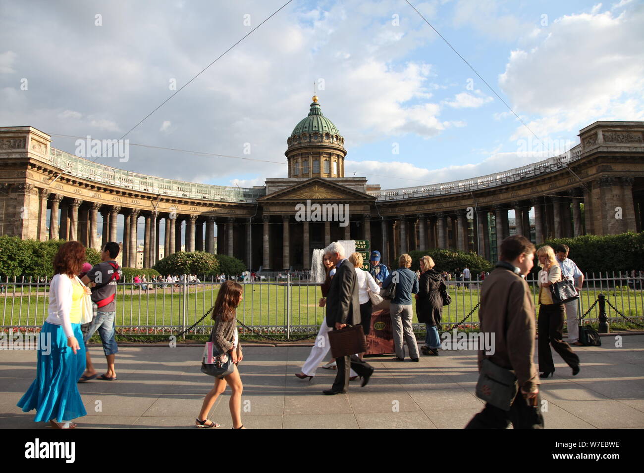 Kazan Cathedral, St Petersburg, Russia, 2011. Artist: Sheldon Marshall Stock Photo