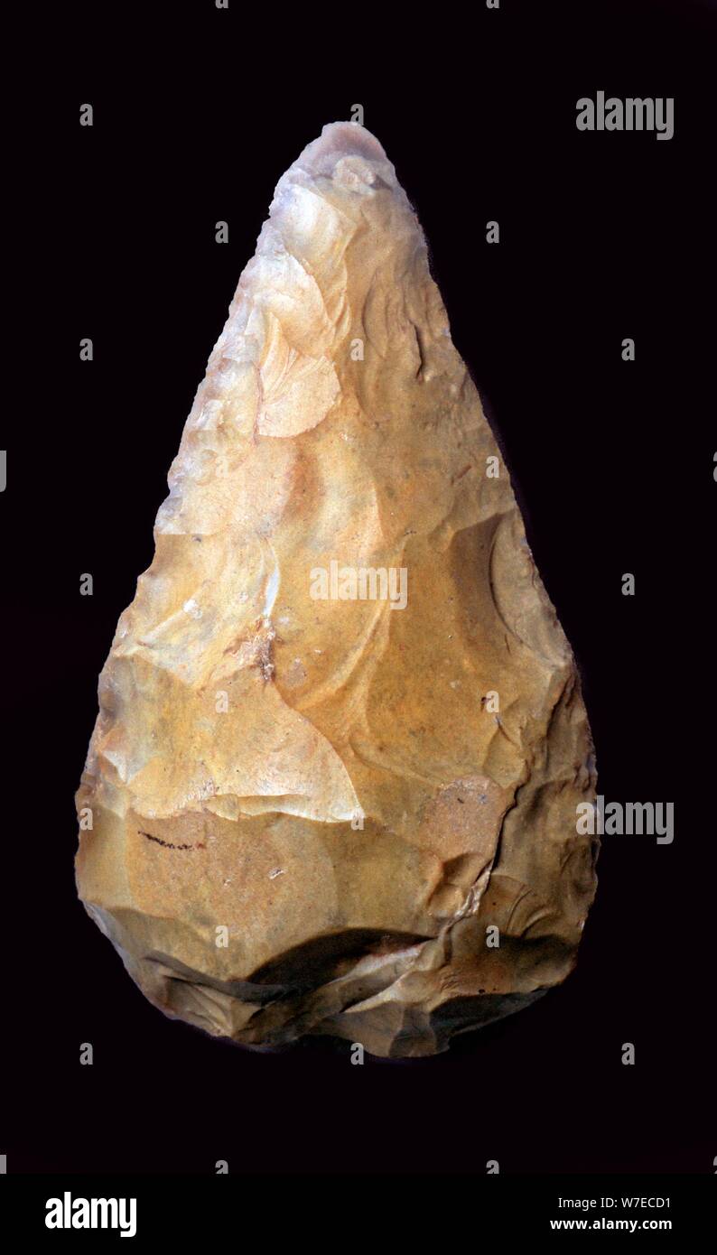 Stone age hand axe hires stock photography and images Alamy