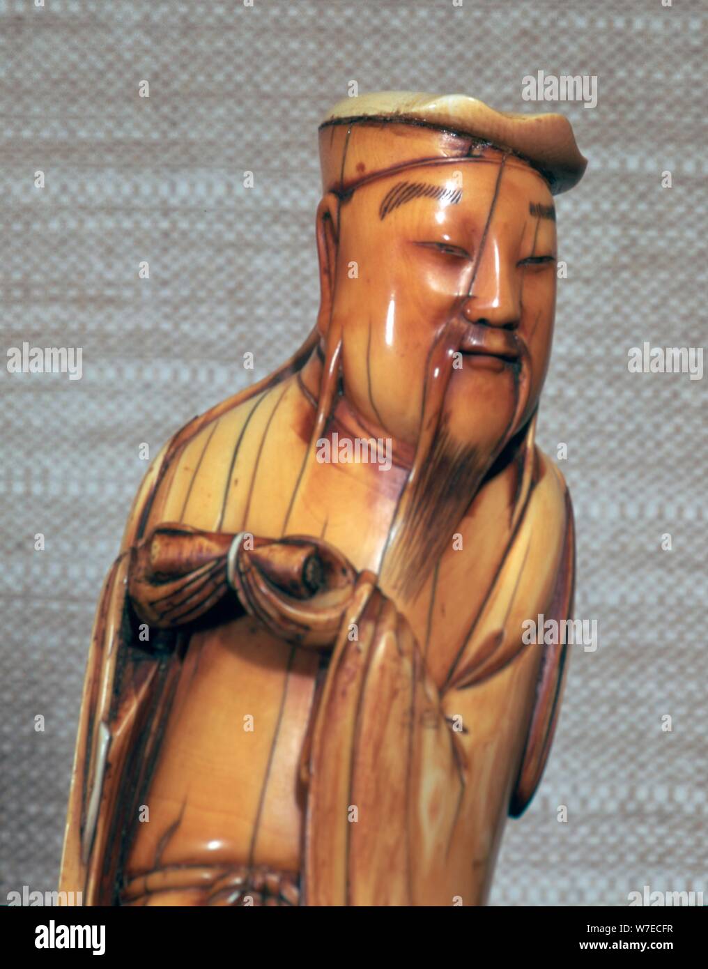 Ivory Chinese figurine of Chang Kuo Lao, 17th century Stock Photo Alamy