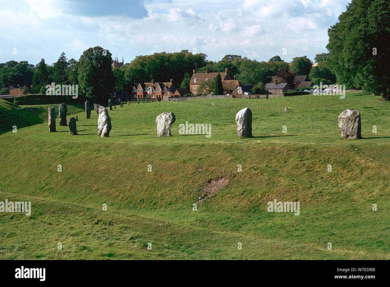 Avebury Standing Stones, 27th century BC. Stock Photo