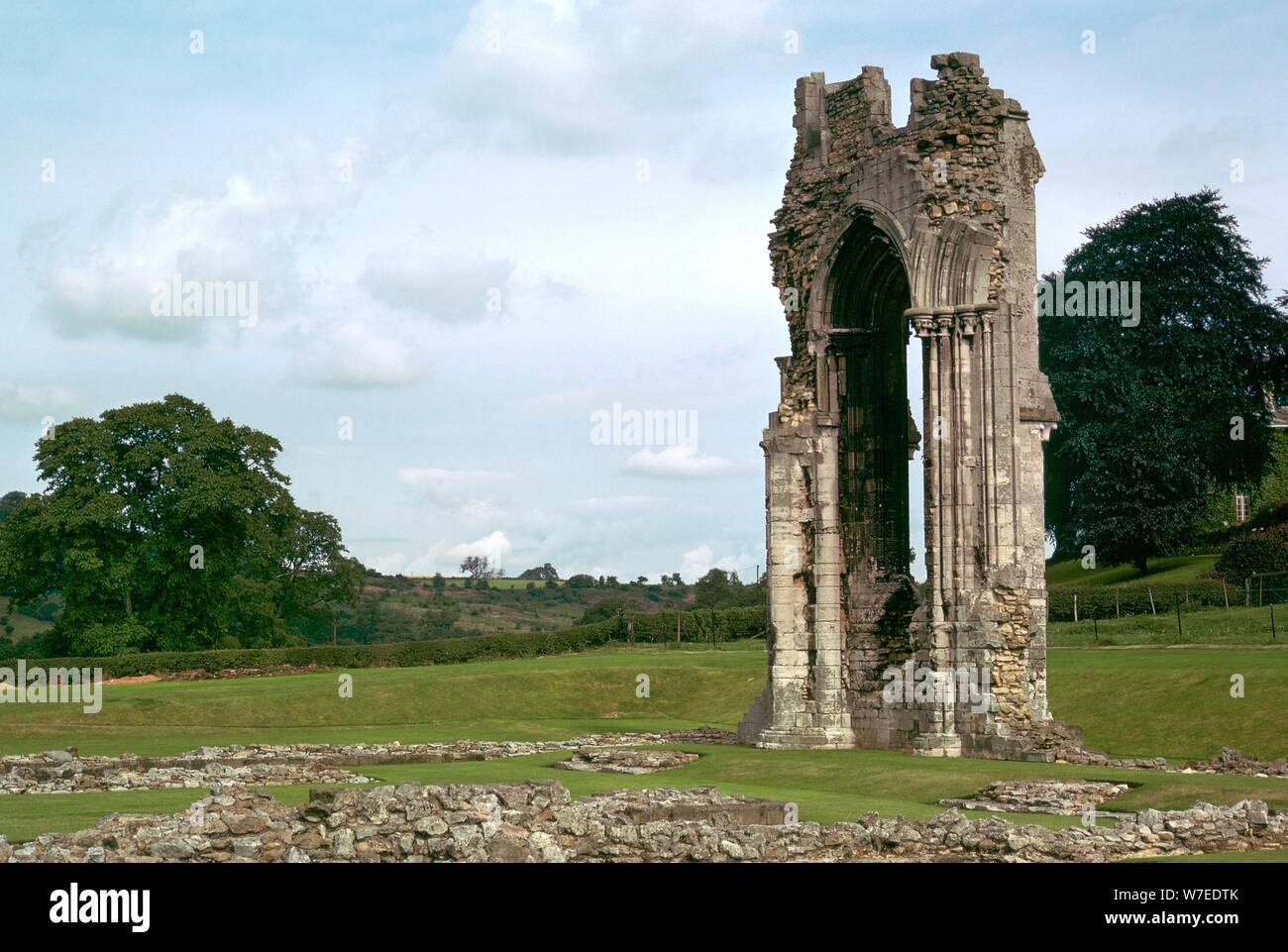 Kirkham Priory, 12th century. Artist: Walter l'Espec Stock Photo
