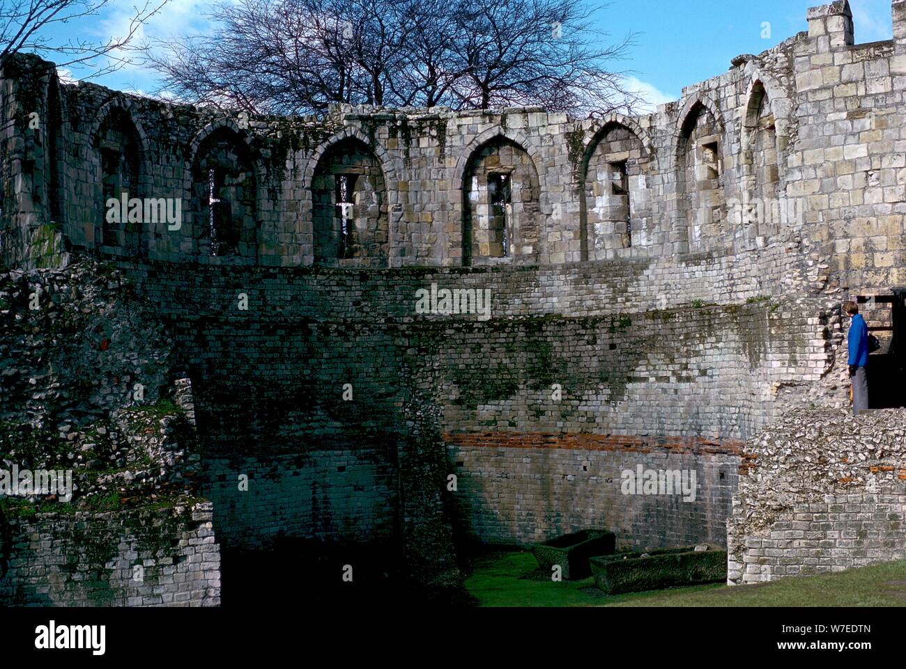 Roman multiangular tower, 3rd century. Artist: Unknown Stock Photo - Alamy