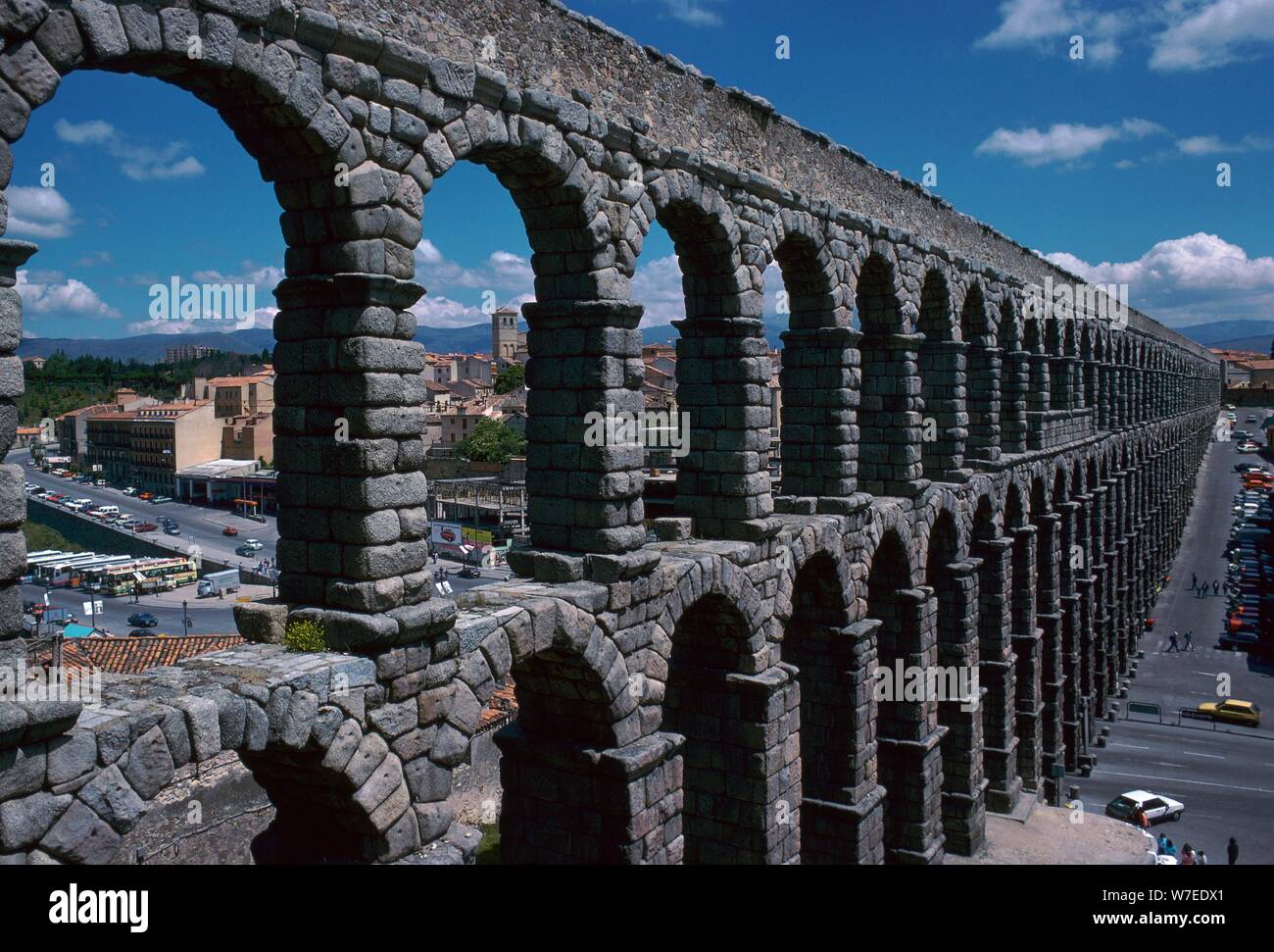 Roman Aqueduct, 1st century. Artist: Unknown Stock Photo