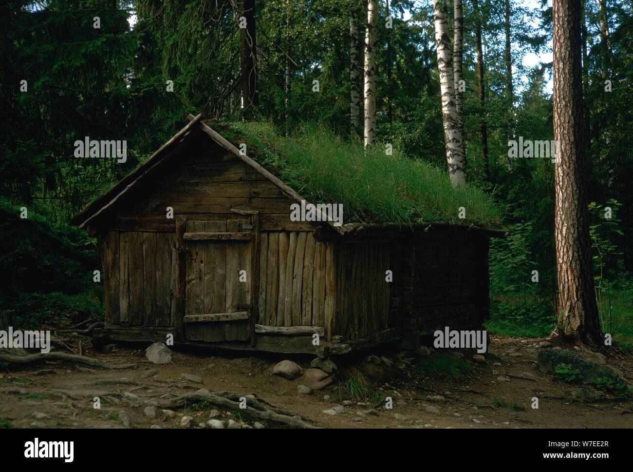 Lapland hut. Artist Unknown Stock Photo Alamy