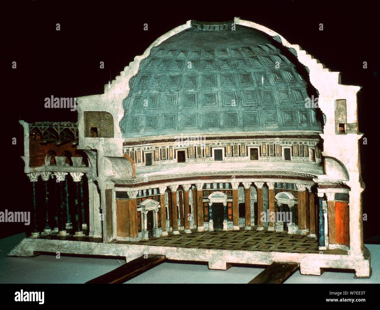 Model of the Pantheon, 1st century. Artist: Unknown Stock Photo - Alamy