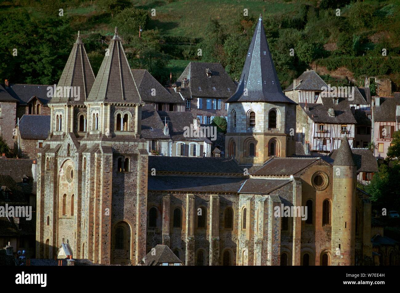 Abbey-Church of St Foy, 11th century. Artist: Unknown Stock Photo