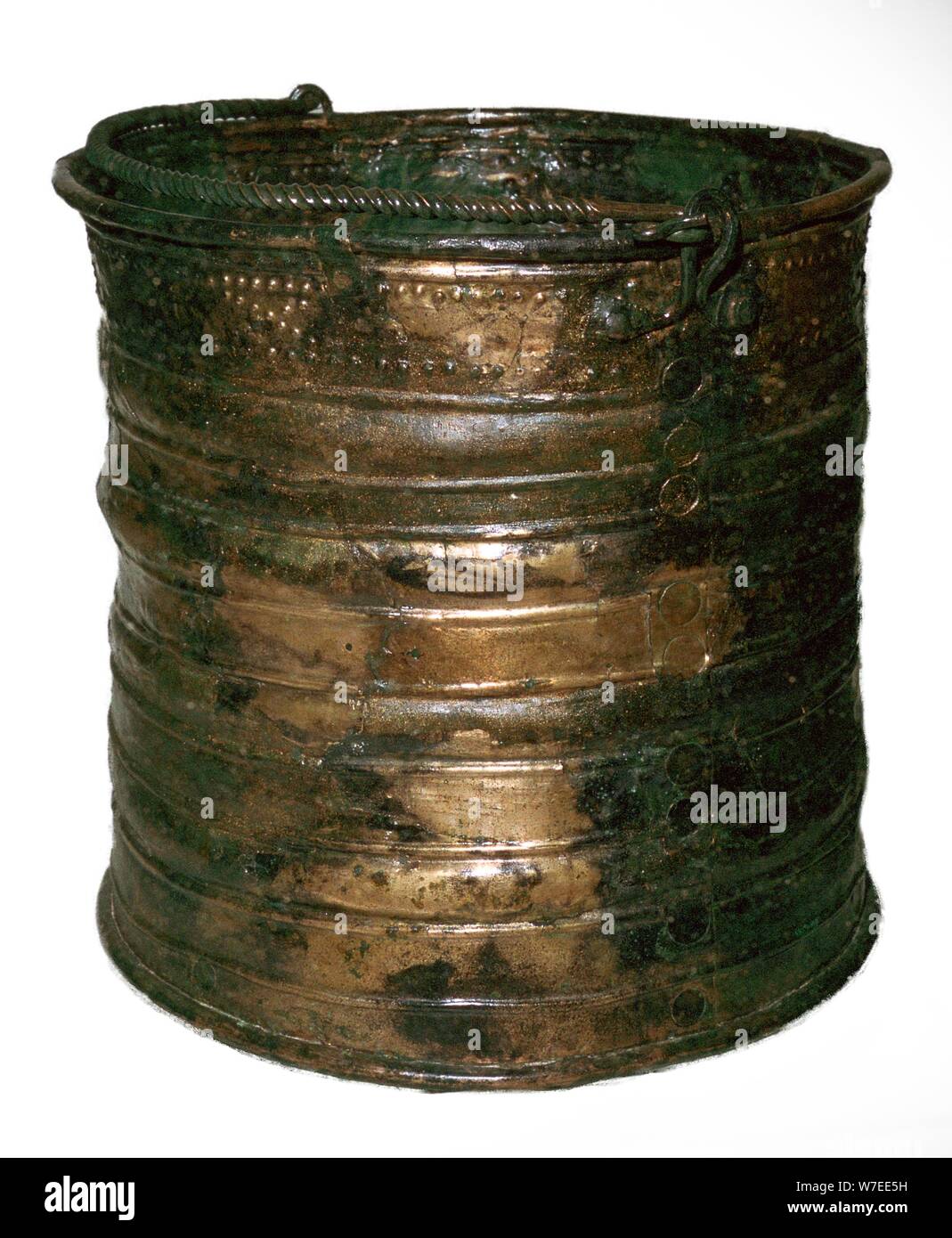 Celtic bronze vessel, 6th century BC. Artist: Unknown Stock Photo