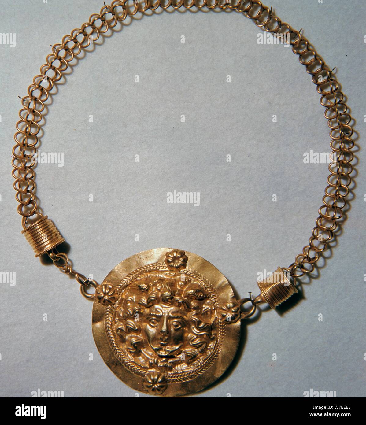Roman gold pendant. Artist: Unknown Stock Photo