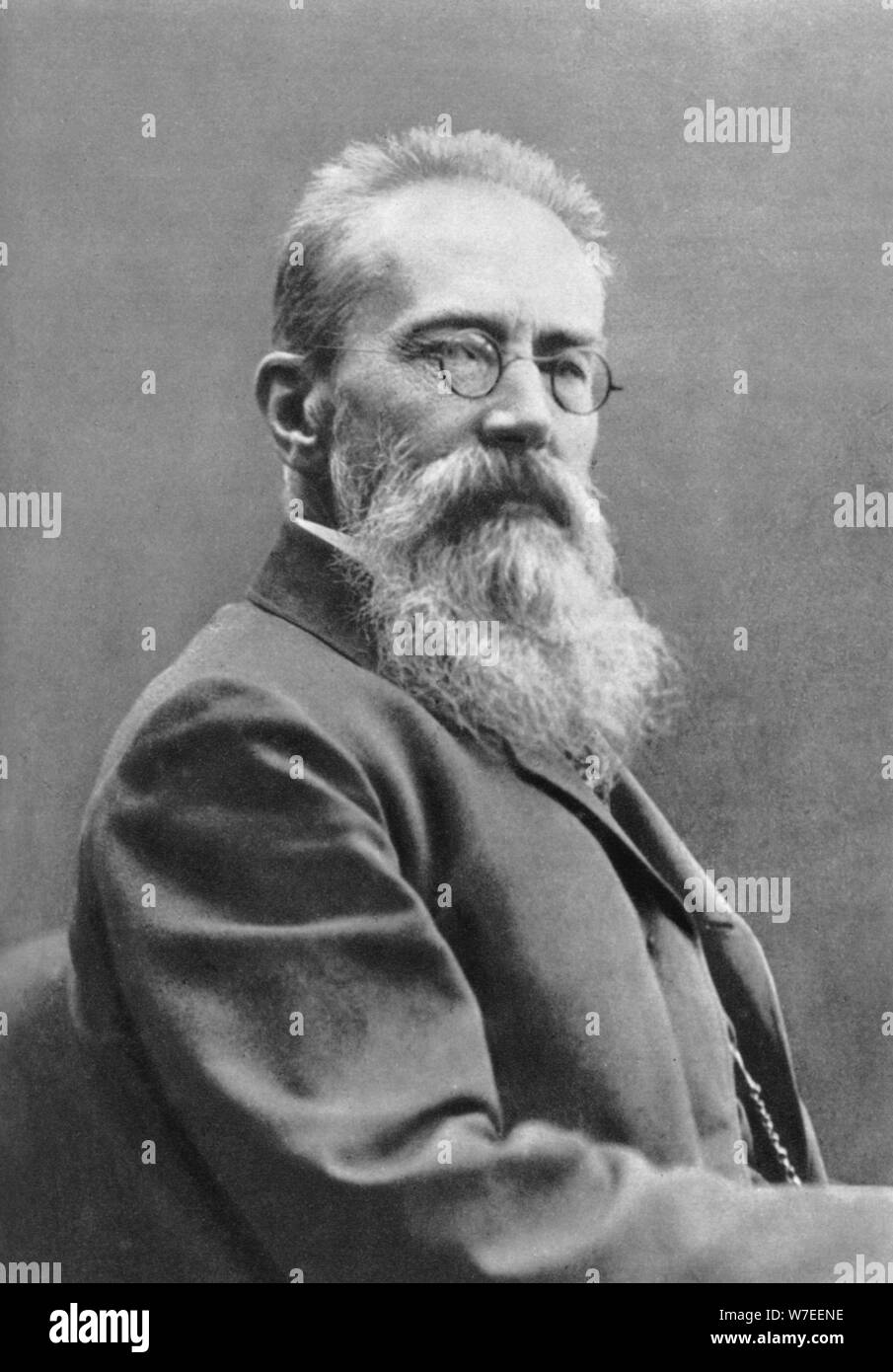 Nikolai RimskyKorsakov (1844 1908), Russian composer. Creator Samour Stock Photo Alamy