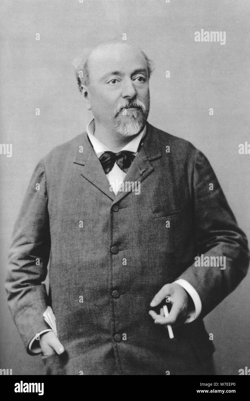 Emmanuel Chabrier (1841-1894), French Romantic composer and pianist. Artist: Benque Stock Photo