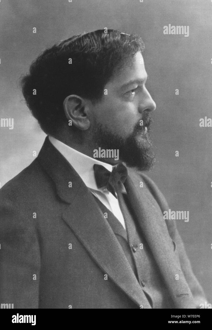 Claude Debussy (1862-1918), French composer. Artist: Nadar Stock Photo