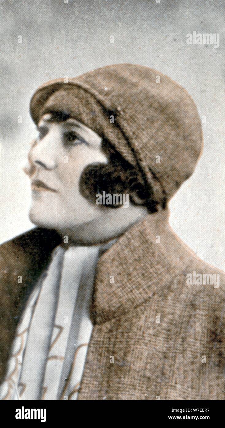 Dame Fanny Lucy Houston, DBE (1857-1936), 1935. Artist: Unknown Stock Photo