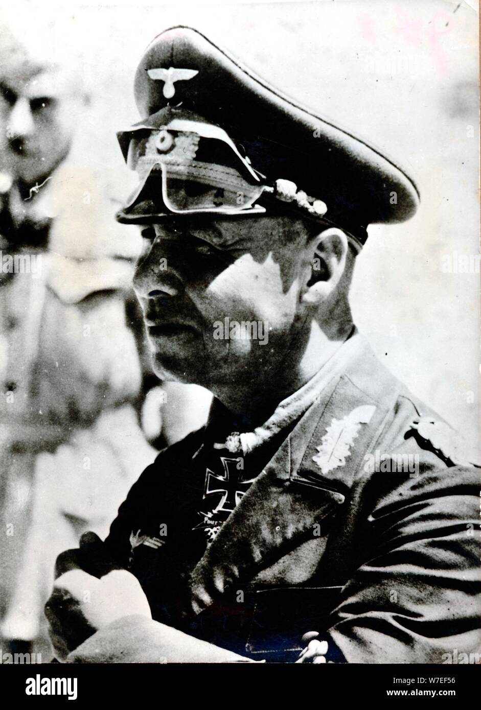 Erwin Rommel, German Field Marshal of World War II, c1940-c1944. Artist: Unknown Stock Photo