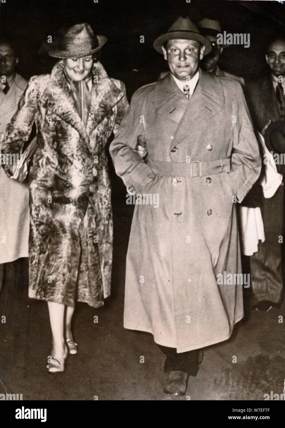 Hermann Göring, Nazi politician and military leader, with his wife Emmy, c1935-c1945. Artist: Unknown Stock Photo